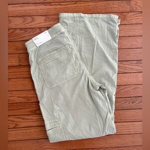 American Eagle Baggy Wide Leg Stretch cargo pants size 4 NEW WITH TAGS